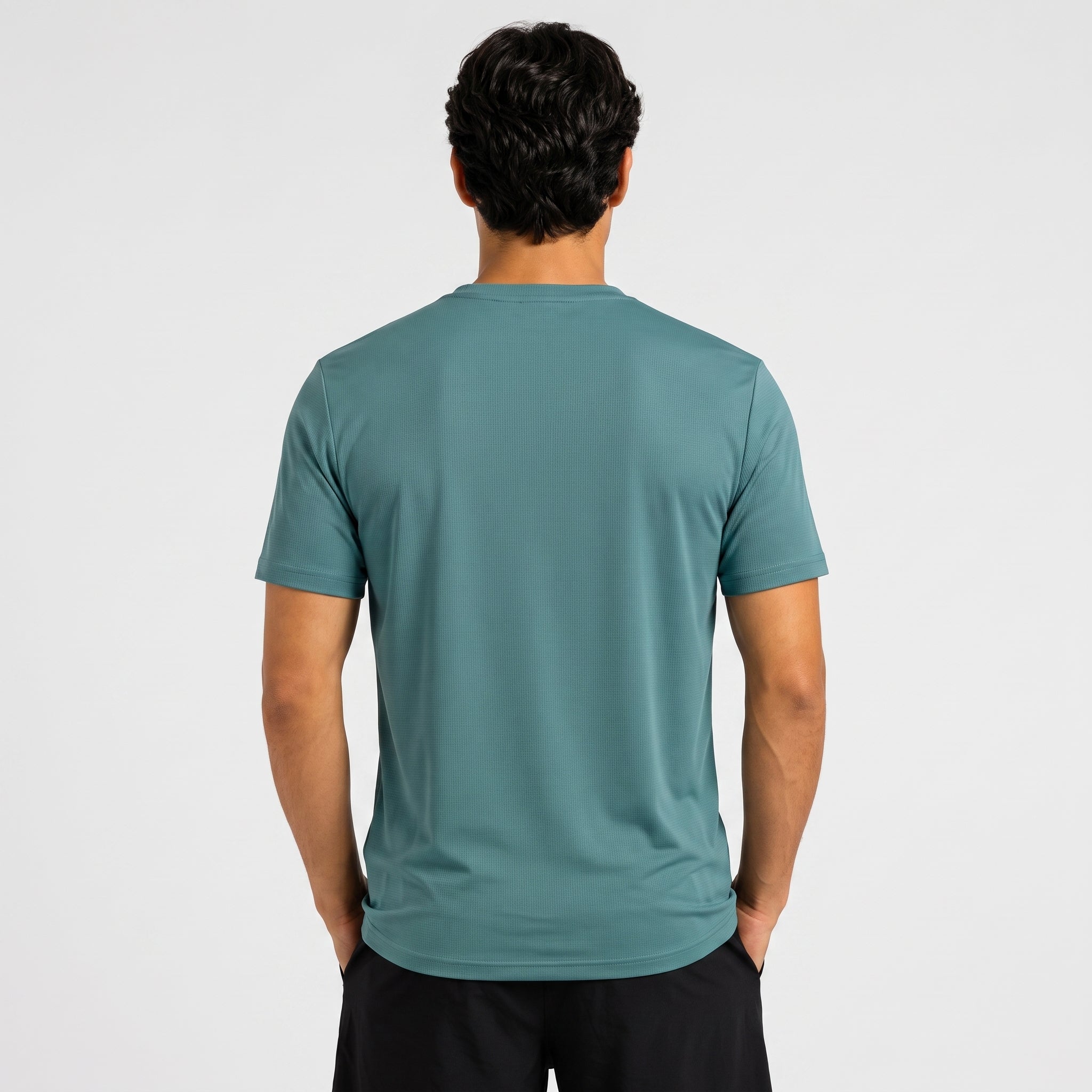 Imported Performance Tee - Teal Green | 4 way Stretch Fabric
