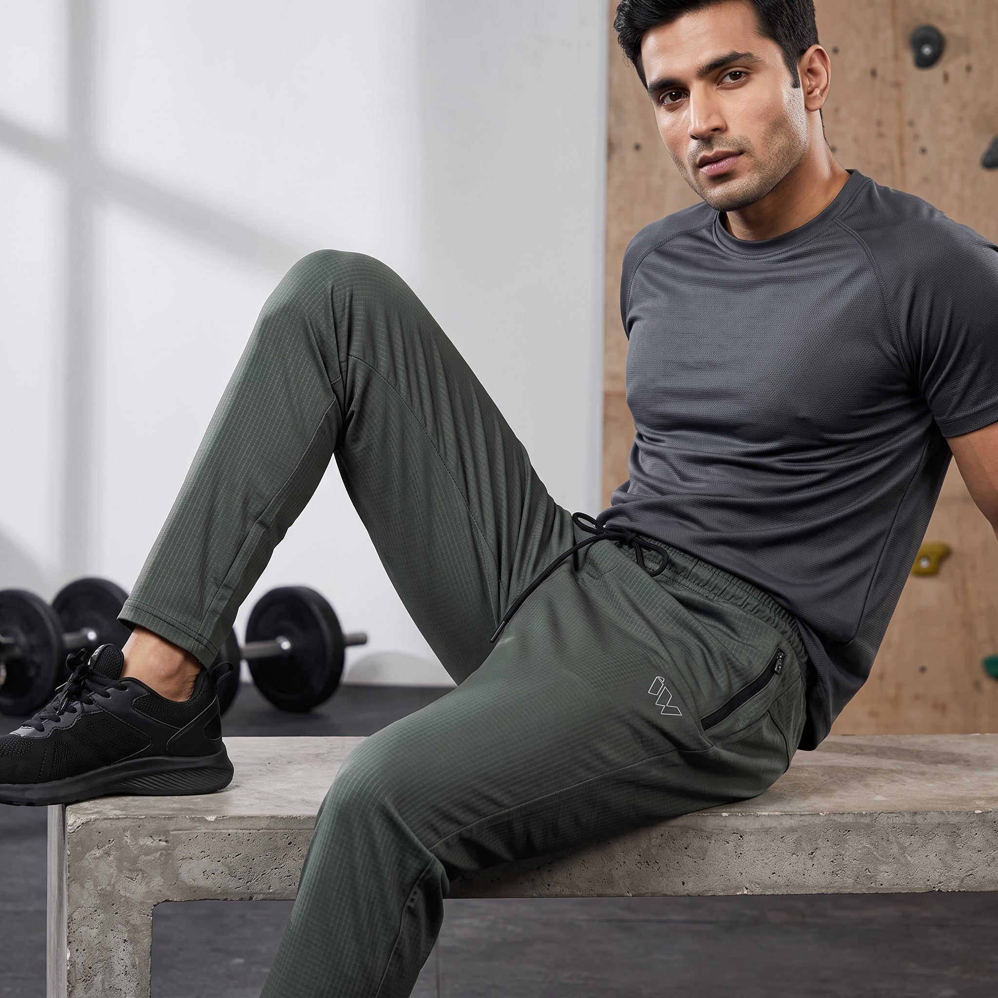 Imported Active Trouser - Olive | Lightweight, 4 Way Stretch