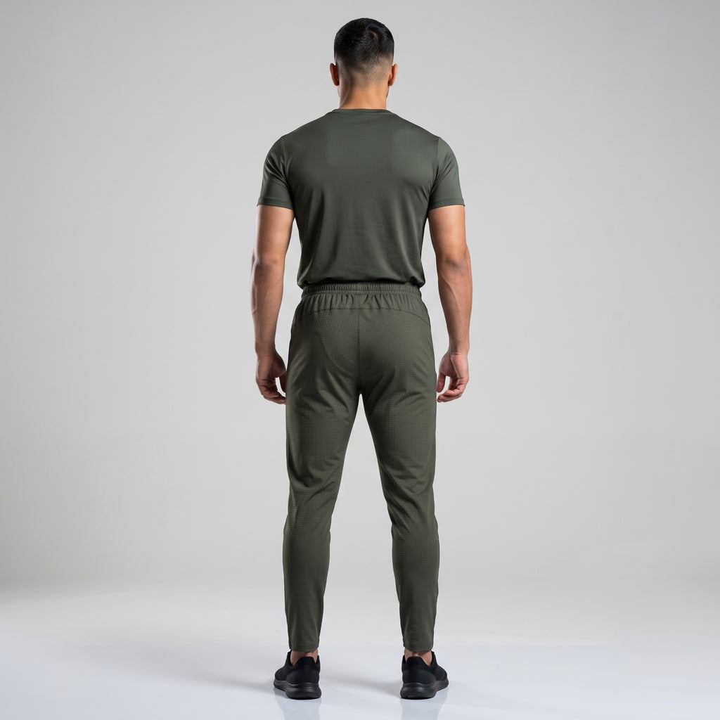 Imported Active Trouser - Olive | Lightweight, 4 Way Stretch