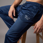 Men Polyester Trouser - Navy Blue | Flexable, Lightweight